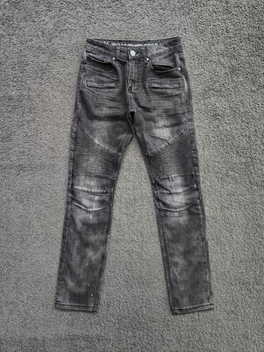 Versace V19-69 Abbigliamento Sportivo Italy Jeans Men's 30x32 Gray Skinny Biker