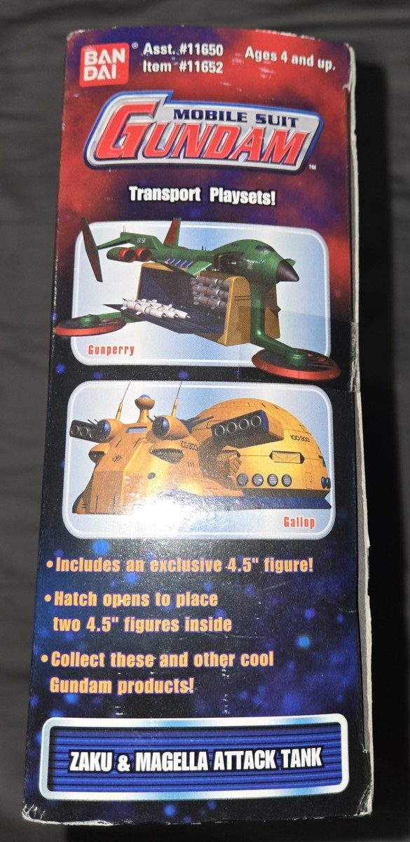 Mobile Suit Gundam Zaku & Magella Attack Tank Bandai Deluxe #11652