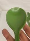 Vintage Serving Fork Spoon Harvest Green 9" MCM Melamine Kitchen Utensils  — photo 6