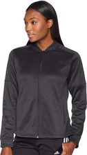 adidas Women's Team Issue Bomber Jacket DH8155 - L, Black Melange, L2 B844T 