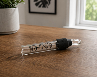 White Rhino Tobacco Glass Cigarette | 3.75''