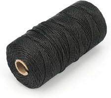 426 Feet Black Nylon String, 36 Braided Mason Line 100 Nylon Brick Line String
