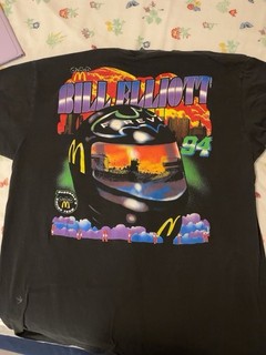 Fruit of the Loom Bill Elliott #94 McDonald's Racing NASCAR Gotham City Tee L
