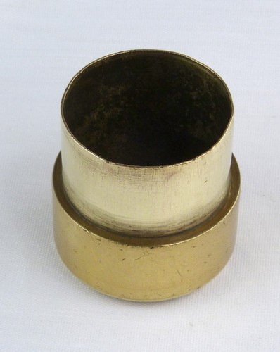 Vintage Solid Brass Metal Tenor Saxophone End Plug - 28.06 mm width - Picture 5 of 7