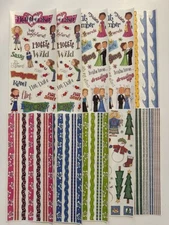 NEW Vintage Me & My BIG Ideas MAMBI Scrapbook Stickers Mixed Lot 10 Sheets