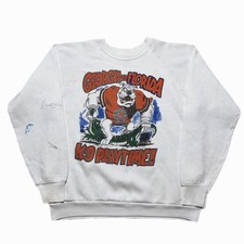 Vintage Early 1990s Florida Gators Georgia Bulldogs K-9 Playtime Sweatshirt S
