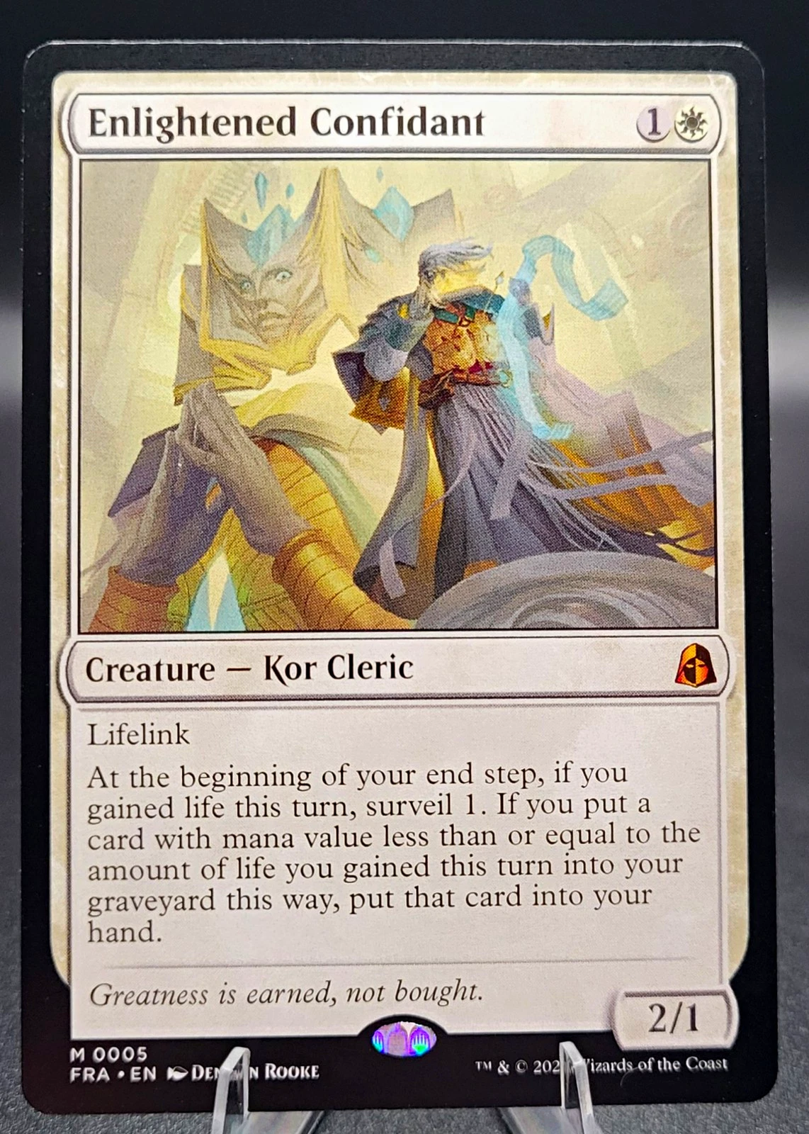 Wizards Of The Coast MTG Enlightened Confidant Reality Fracture Regular #0005 - product detail image 1