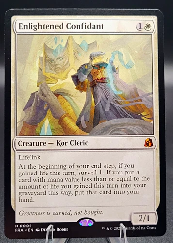 Wizards Of The Coast MTG Enlightened Confidant Reality Fracture Regular #0005 - product listing photo