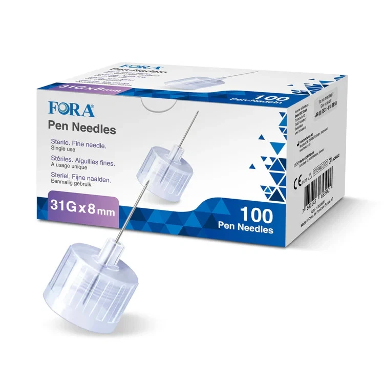 FORACARE Pen Nadel 31 G 8 mm (105 Stück) passend für die Abnehmspritze