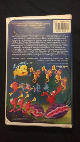 Disney The Little Mermaid VHS banned cover and unedited priest - Picture 3 of 7