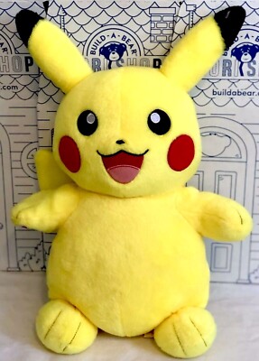 furry pikachu plush