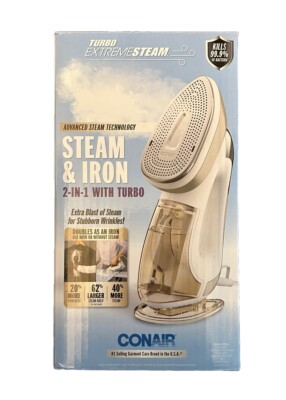 Conair ExtremeSteam 2in1 Handheld Steamer  Iron G2U