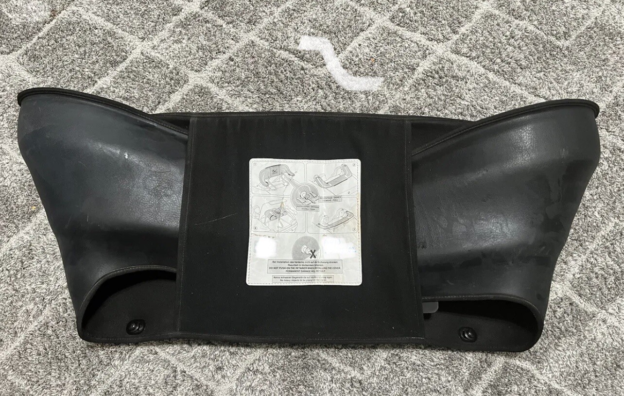 BMW Z3 9602 CONVERTIBLE ROADSTER OEM BLACK LEATHER BOOT TONNEAU COVER