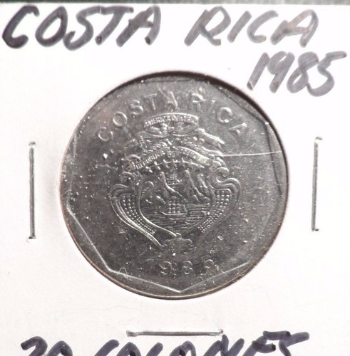MONETA CIRCOLATA 1985 20 COLONES COSTA RICA (61816)! - Foto 3 di 3