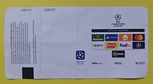 TICKET 2022 Champions League Liverpool Rangers - Picture 2 of 2
