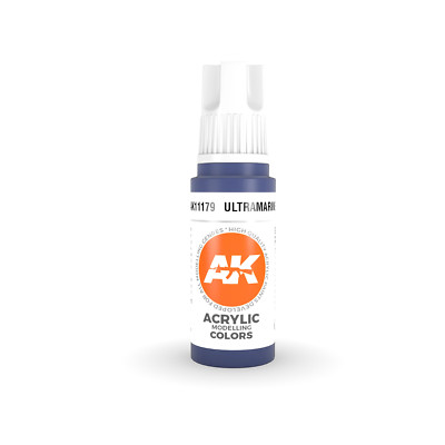 AK Interactive 3rd Gen Acrylic Ultramarine 17ml