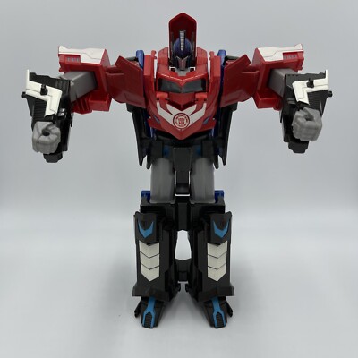Transformers Robots In Disguise 12'' Mega Optimus Prime 3 Step Changer 2015