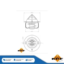 Fits A3 Golf Passat Octavia Leon 2.0 Thermostat Coolant NRF 06F121111
