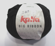 Katia Big Ribbon Col 2 Black Cotton Polyester 200gr 77yd