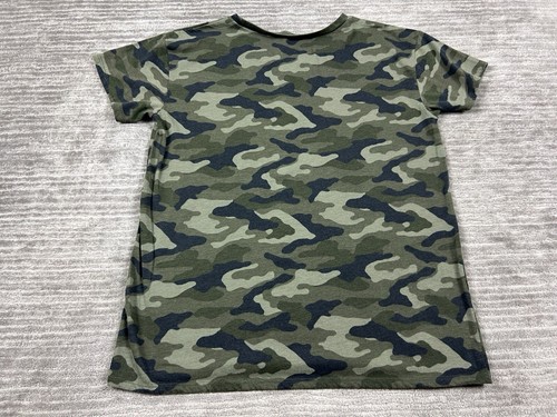 Arizona Shirt Adult Large Green Camouflage Short Sleeve Pocket Cotton Blend - Picture 6 of 9