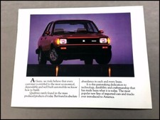 1982 Isuzu I-mark 12-page Original Car Sales Brochure Catalog