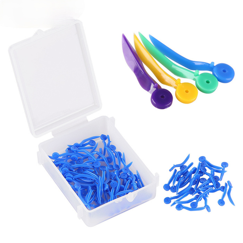 Cales Dentaires Jetables à Trous – 4 Tailles – Forme Ronde Et Ondulée – Pour Isolation Et Matrice – Lot Pratique Pour Dentisterie