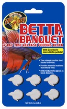 Zoo Med Betta Banquet Feeding Block 7 Day Time Release Feeding Block - 0.3 oz