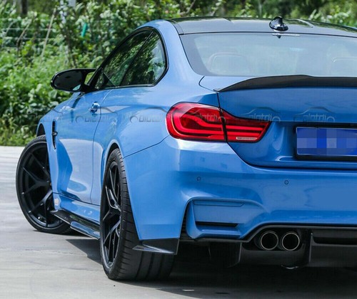 Carbon Fiber Side Skirts Extension For BMW F80 F82 F83 M4 2DR 4DR 14UP PSM Style - Picture 3 of 9