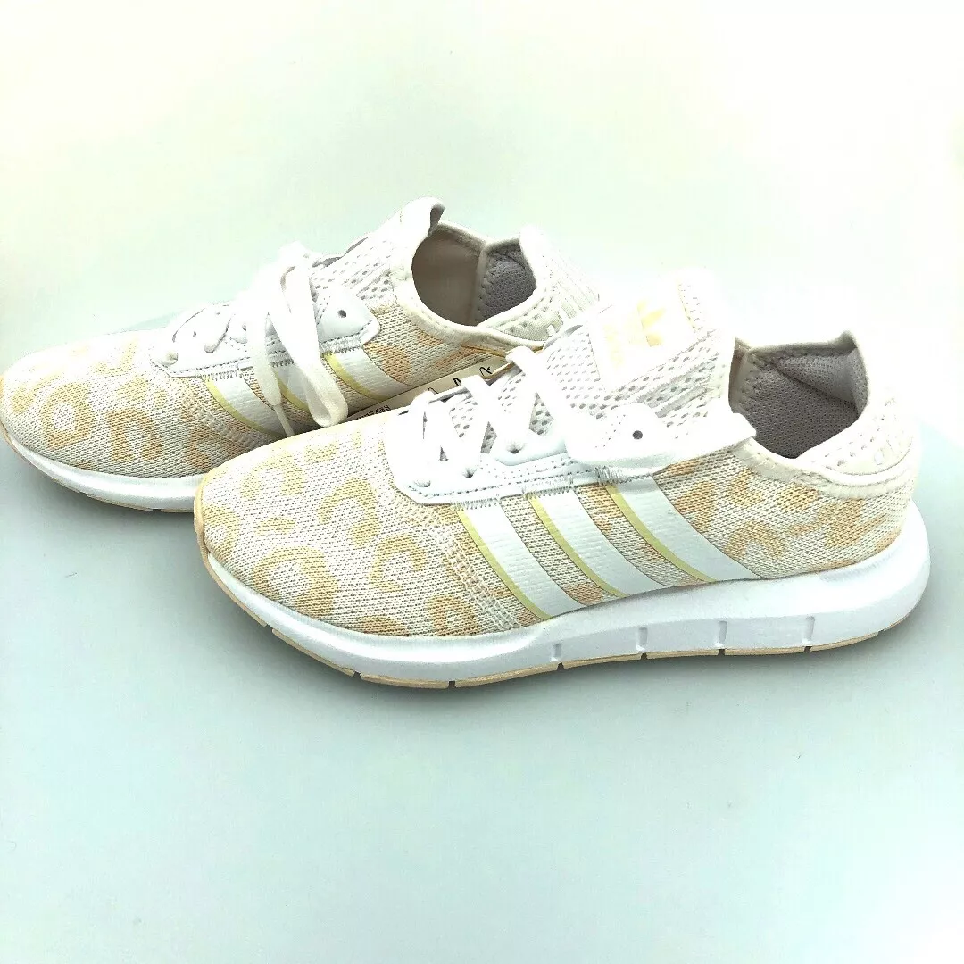 Adidas swift run beige and best sale white