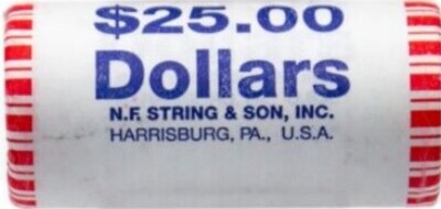 2010-P M. FILLMORE PRESIDENTIAL $1 ~ ORIGINAL WRAP ROLL OF 25 UNCIRCULATED!