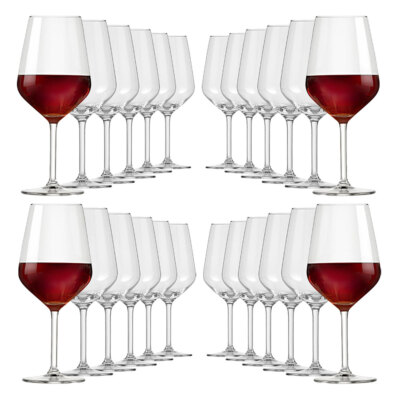 24 x Rotweingläser edele Weingläser Weinglas Gläser Set Rotweinglas Modern Groß