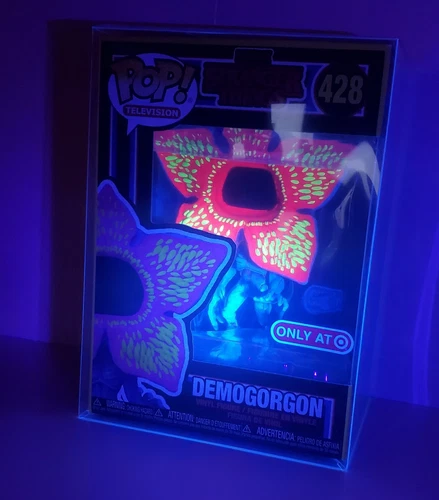 Exclusive Stranger Things Open-Face Demogorgon Blacklight Funko Pop! Figure #428