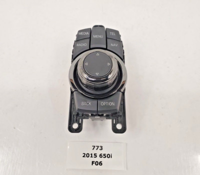   12-18 OEM BMW M6 F06 F12 F13 640 650 Idrive Navigation Controller Knob CIC NAV
