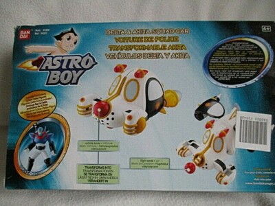 Voiture De Police Transformable Astro Boy Bandai - Neuf En Boîte D'origine