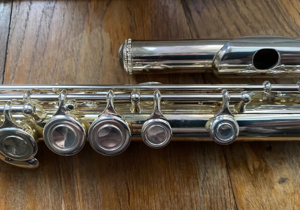 Flauto traverso Ida Maria Grassi TRADE MARK ITALY 17.433 C/70 U.S.A. 358195 - Immagine 4 di 4