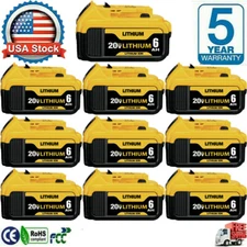 20V 5.0Ah Replacement For Dewalt 20 Volt MAX Lithium Ion Battery DCB206 DCB207