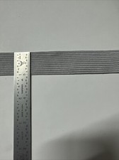 Rice Uniform Flat Braid- Grey Color 8003W - 1  Wide - 144 Yards- Made In USA