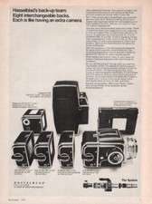 Hasselblad - Camera System - Original Magazine Ad - 1973