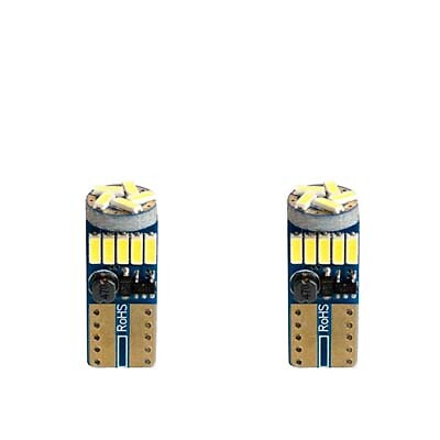 Kit 2 Lampadine T10 a 15 Led Canbus No Polarity 240 lm 6000°K 2,2W 12V S.Racing