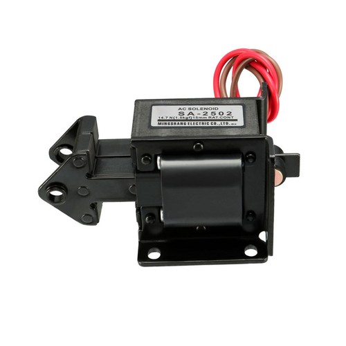 AC220V 14.7N 15mm Pull Push Type Open Frame Linear Motion Solenoid Electromagnet - Picture 4 of 7
