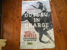 Hell on wheels Movie series Man Cave flag Banner printed wall hanging home decor