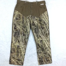 Mount'n Prairie Mens Pants Double Knee Flyway Camo North Brown Hunting 40