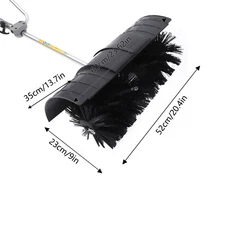 2 STROKE 52CC GAS POWER BROOM SNOW ARTIFICIAL TURF GRASS Backpack Sweeper 1700W