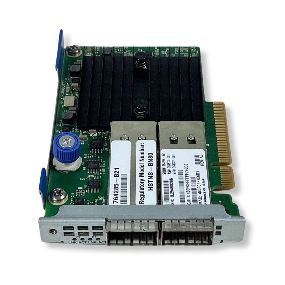 HP InfiniBand FDR 2-Port 10GB/40GB 544+FLR QSFP 764618-001 764285-B21 764737-001 - Image 2 of 4