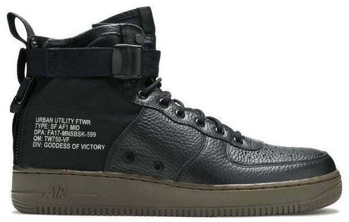 Nike Air Force 1 SF Mid Urban Utility Grey Sneaker SZ 6.5 Nike SF AF1 Mid  main image 2
