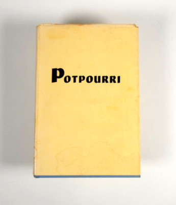 Collectible Signed Religion Book POTPOURRI by Reverend Vivian L Bray 1957 