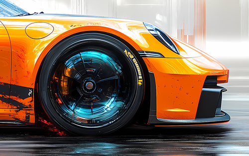 🏎️ Porsche Racing Legend "Framed" 🏁 Exclusive Art Print 🎨 COA 36x24" V1 - Picture 3 of 12