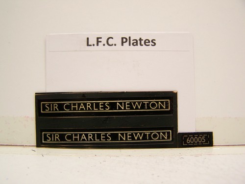 LFC LNER/BR No 60005 Sir Charles Newton Typenschilder | Zustand: New