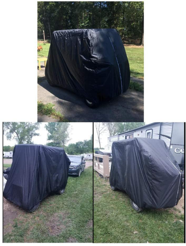 Lifted Golf Cart 4 Passenger Heavy Duty Storage Cover For Club Car EZGO Yamaha - Picture 3 of 8