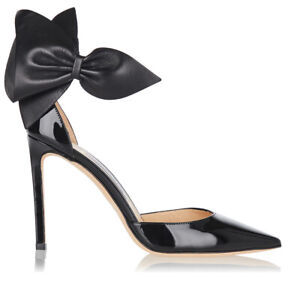 Jimmy Choo KELLEY Bow Pointy Toe Pumps 